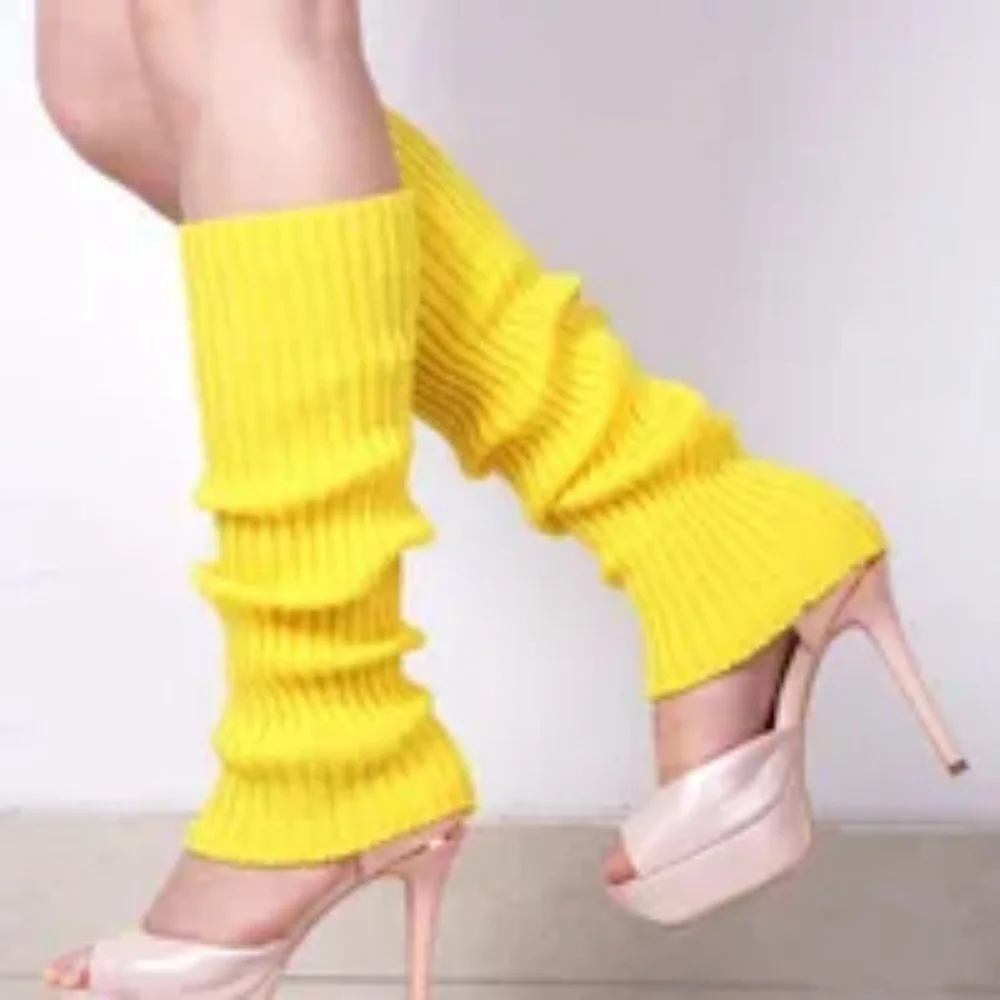 Leg Warmers In Yellow